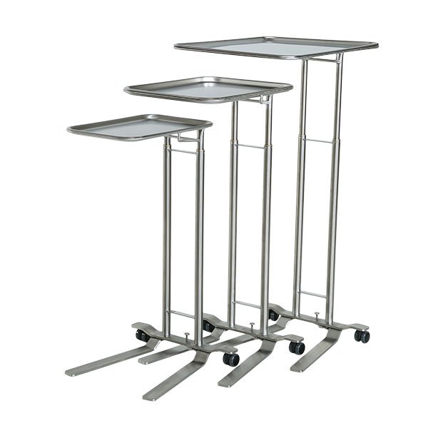 Stainless Steel Foot Control Mayo Stand