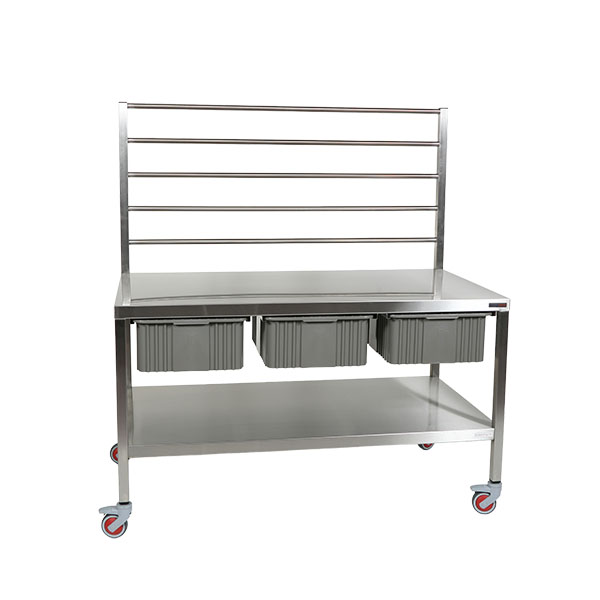 Stainless Steel Central Sterile Instrument Wrapping Station